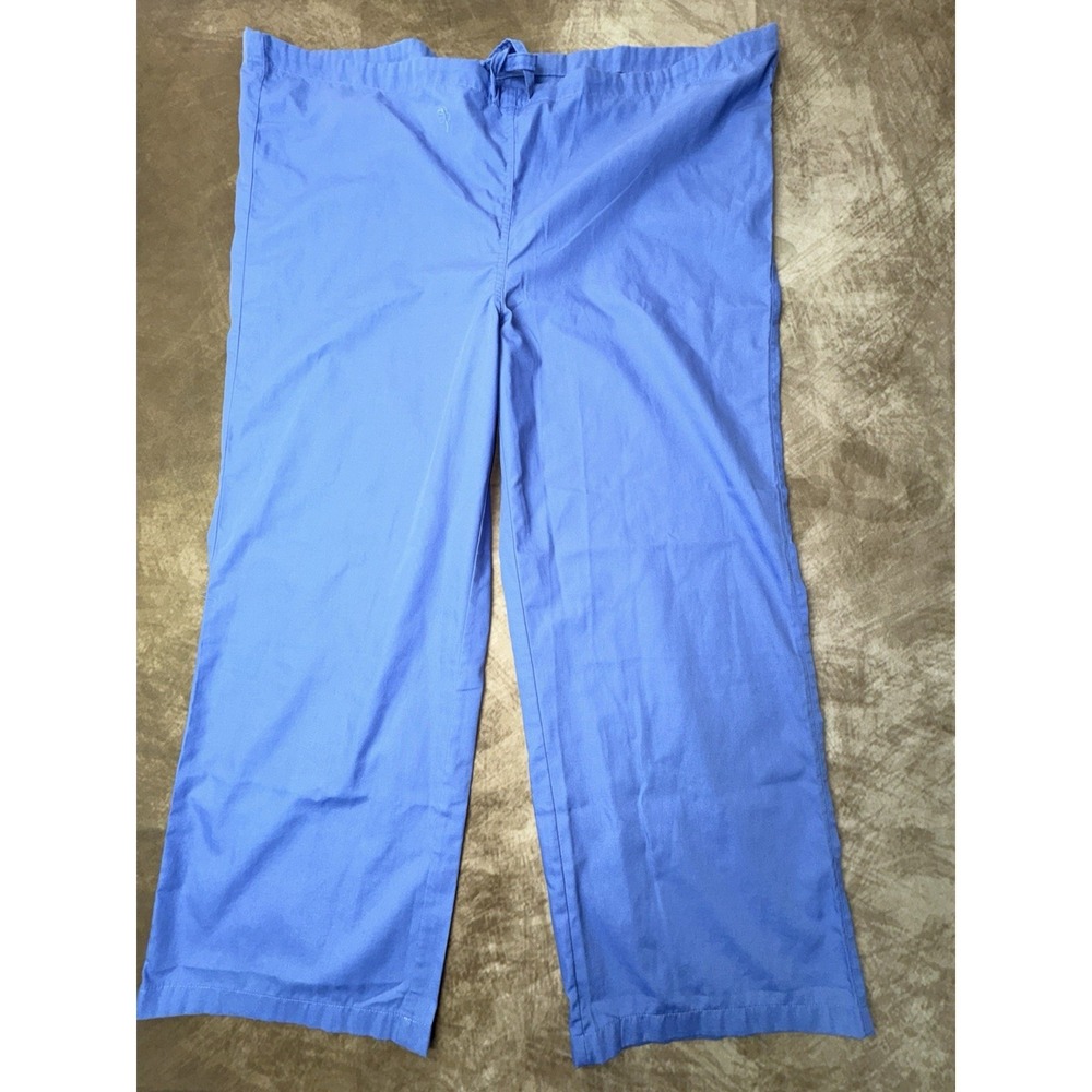 Allheart Scrub Pant Unisex Blue Relaxed Fit Large NWOT